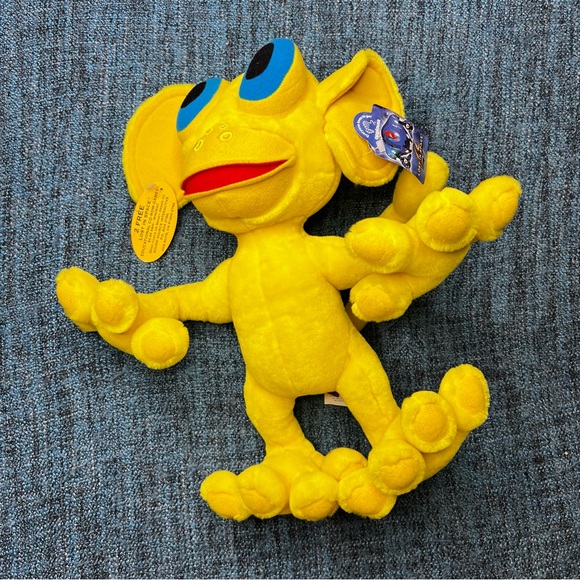 RARE Vintage 1998 Applause Lost in Space Alien Plush Blawp 17" Yellow - Picture 2 of 7